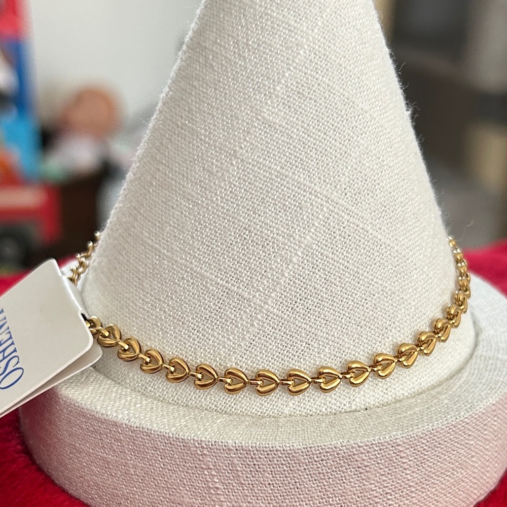 Oshena Designer Beachwear Gold Chain Bracelet‎ FREE Oshena Jewelry BOX